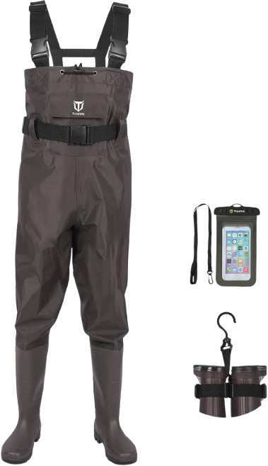 White River Rubber Boot-Foot Waders for Men